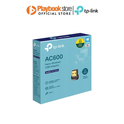 TP-Link Archer T2U Nano AC600 Nano Wireless USB Adapter - PLAYBOOKSTORE -  - 