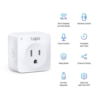 TP-Link Tapo P100 Mini Smart Wi-Fi Socket Plug - PLAYBOOKSTORE -  - 