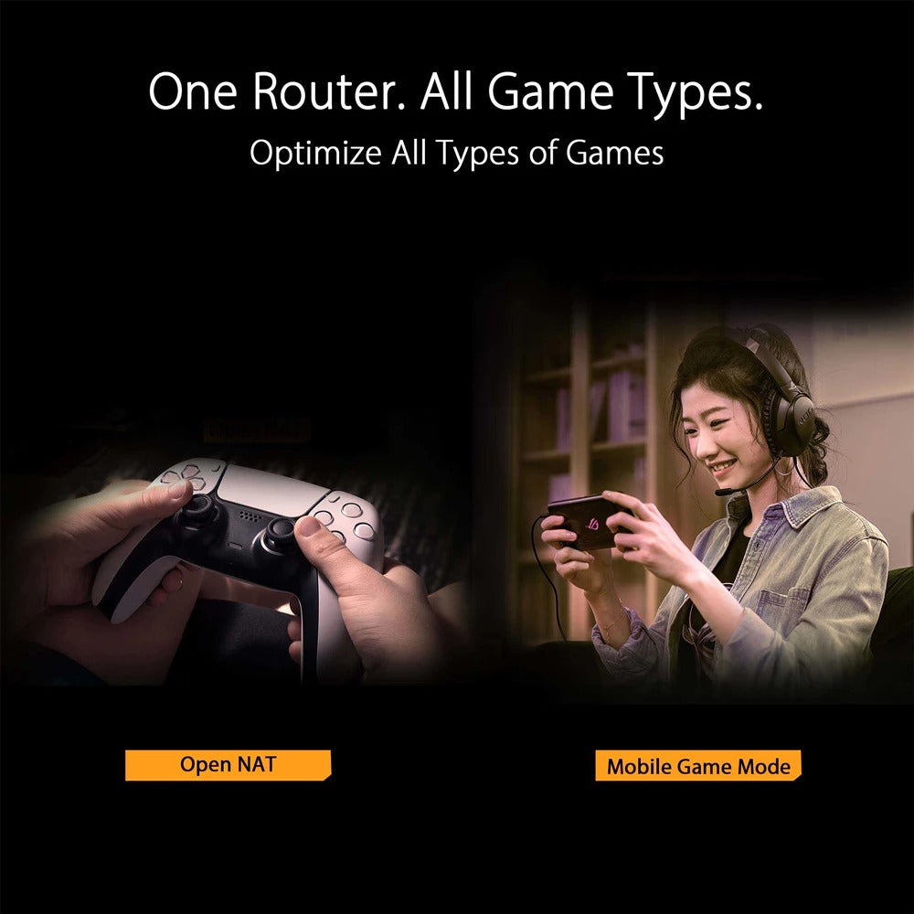 Asus TUF Gaming AX4200 Dual Band Wi-Fi 6 AiMesh for Mesh Wi-Fi Gaming Router with Mobile Game Mode