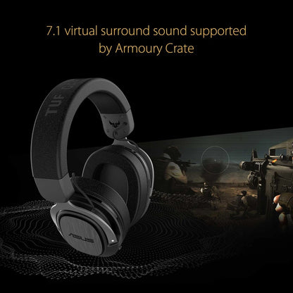 Asus TUF Gaming H3 Featuring 7.1 Surround Sound Deep Bass Wireless Headset