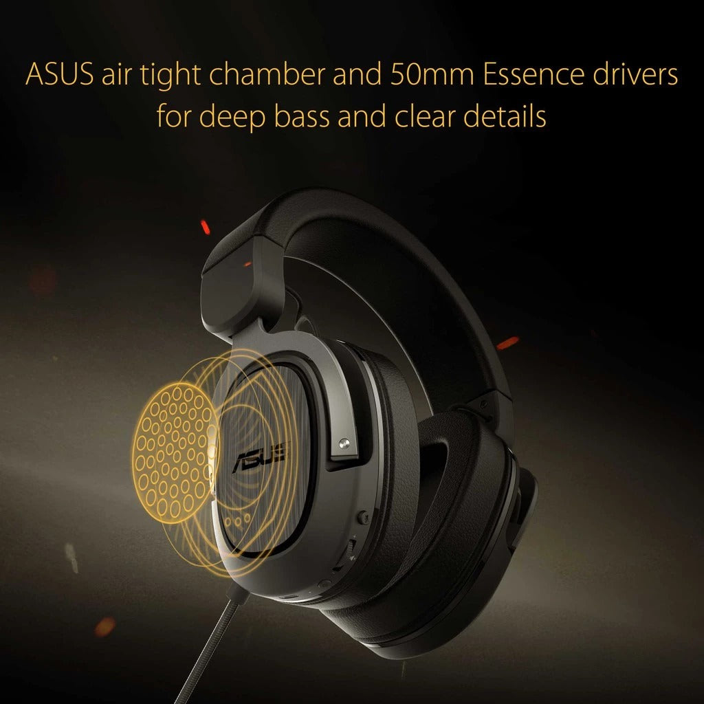 Asus TUF Gaming H3 Featuring 7.1 Surround Sound Deep Bass Wireless Headset