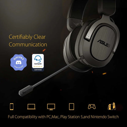 Asus TUF Gaming H3 Featuring 7.1 Surround Sound Deep Bass Wireless Headset