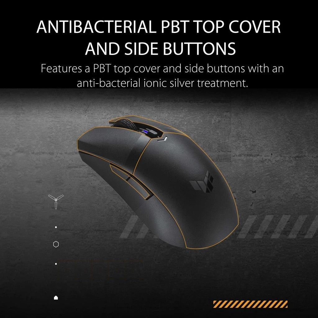 Asus TUF Gaming M4 12,000 DPI Sensor Dual Mode Wireless Gaming Mouse