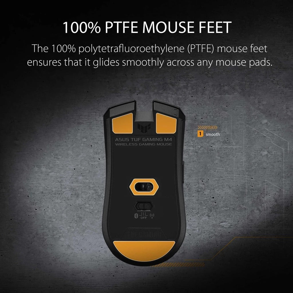 Asus TUF Gaming M4 12,000 DPI Sensor Dual Mode Wireless Gaming Mouse