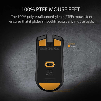 Asus TUF Gaming M4 12,000 DPI Sensor Dual Mode Wireless Gaming Mouse