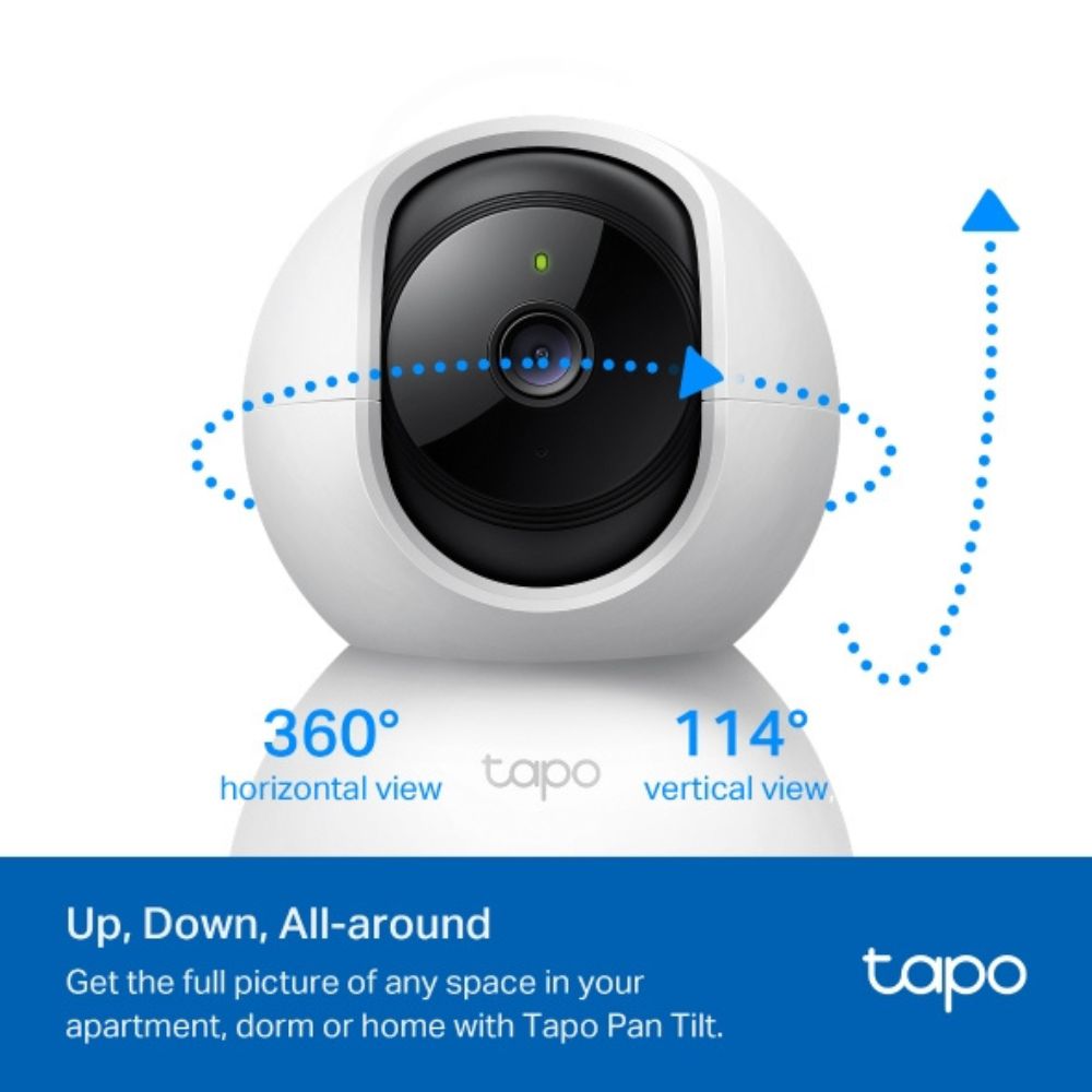 TP-Link Tapo C200 Pan/Tilt 360 1080P Night Vision Home Security Wi-Fi Camera