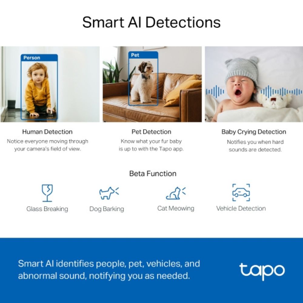 TP-Link Tapo C220 Pan/Tilt Home Security Wi-Fi Camera
