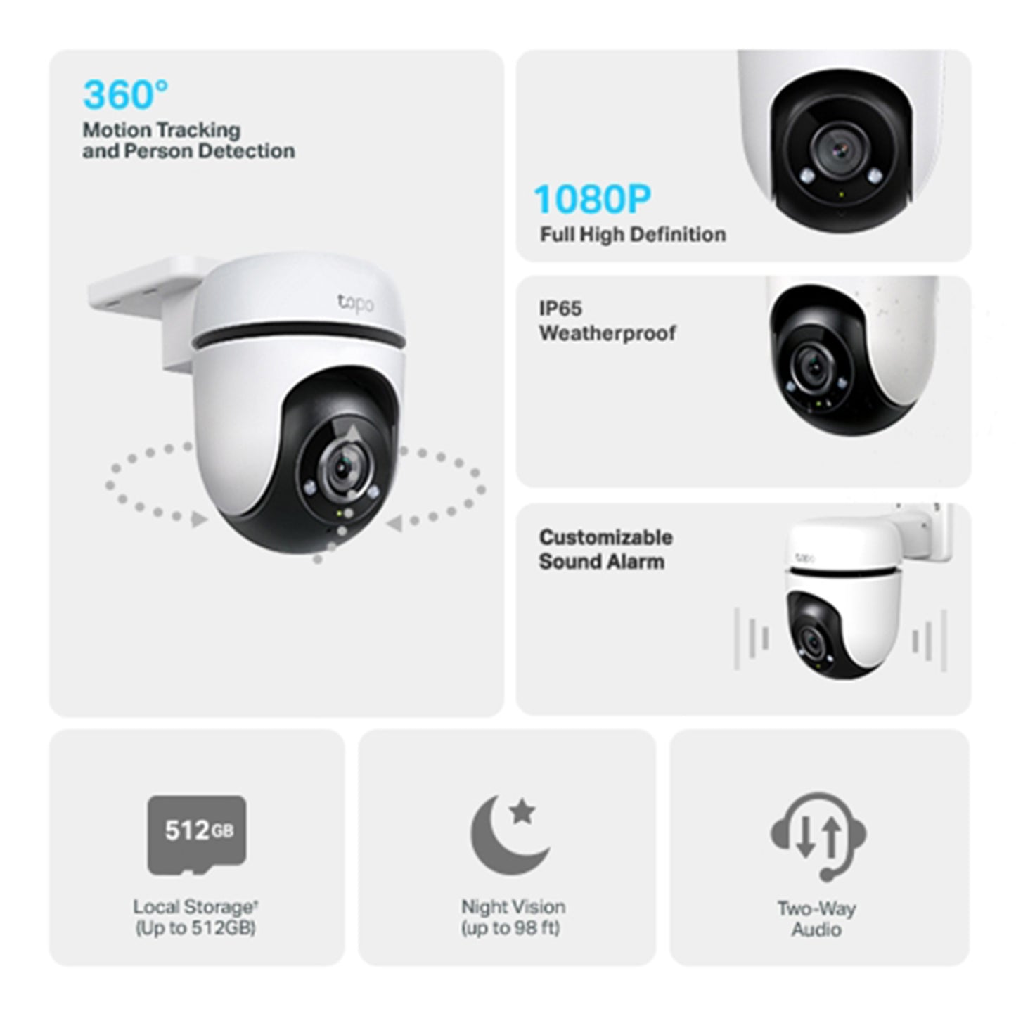 TP-Link Tapo C500 Outdoor Pan/Tilt Security Wi-Fi Camera