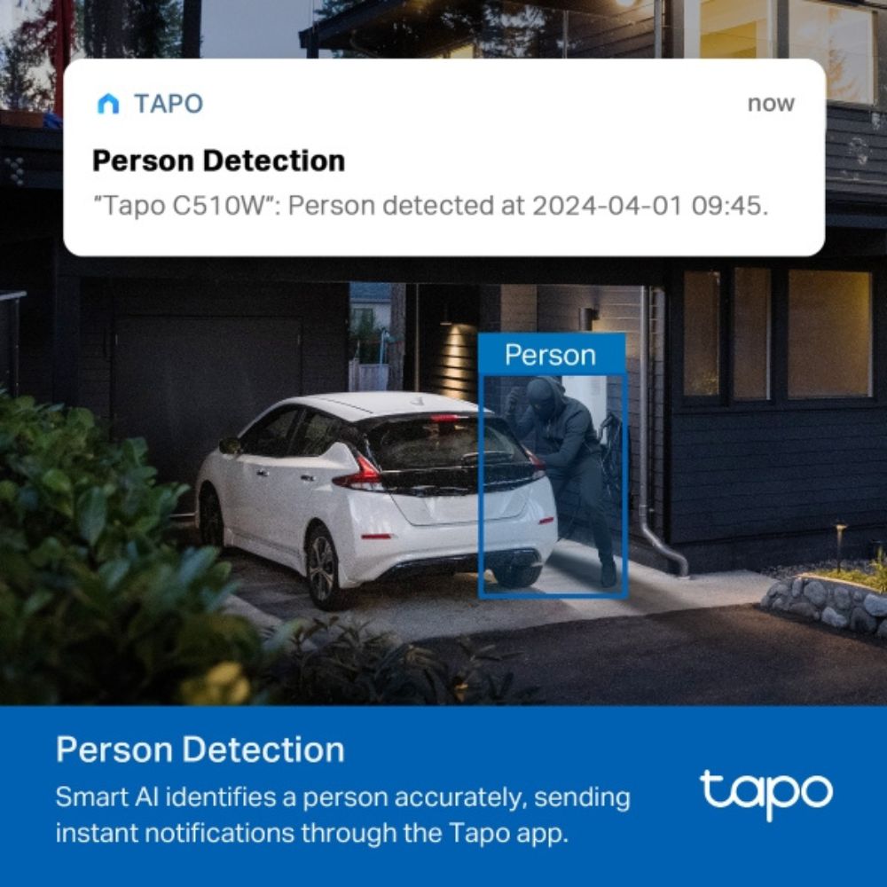 TP-Link Tapo C510W Outdoor Pan/Tilt Security Wi-Fi Camera