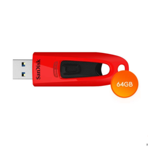 The Playbook Store - SanDisk Ultra 64GB USB 3.0 Flash Drive (Red)