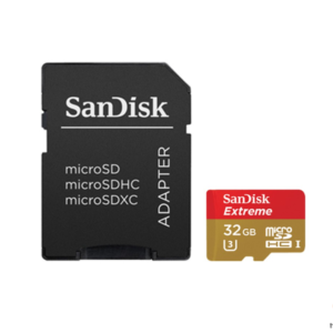 The Playbook Store - SanDisk Extreme 32GB microSDHC UHS-I Card For Action Cameras