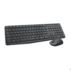 The Playbook Store - Logitech MK235 Wireless Keyboard and Mouse (Black)